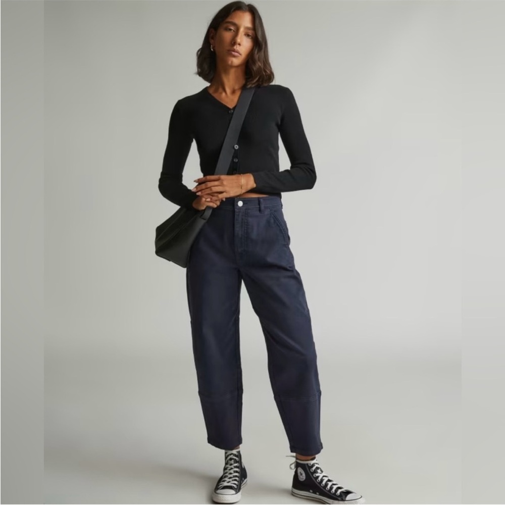 Everlane Utility Barrel Pant Navy Size 8